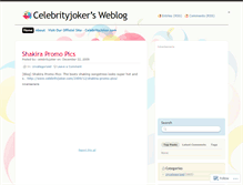 Tablet Screenshot of celebrityjoker.wordpress.com