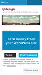 Mobile Screenshot of ajfdesign.wordpress.com
