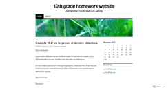 Desktop Screenshot of 10thgradebsge.wordpress.com