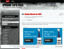 Tablet Screenshot of iphonetipsfree.wordpress.com