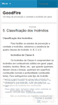 Mobile Screenshot of goodfire.wordpress.com