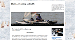 Desktop Screenshot of claritysailingadventures.wordpress.com