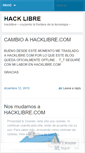 Mobile Screenshot of hacklibre.wordpress.com