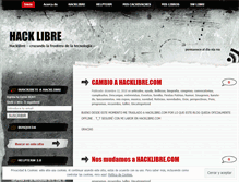 Tablet Screenshot of hacklibre.wordpress.com