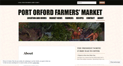 Desktop Screenshot of portorfordfarmersmarket.wordpress.com