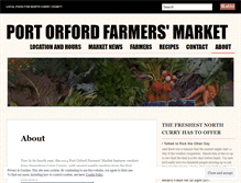 Tablet Screenshot of portorfordfarmersmarket.wordpress.com