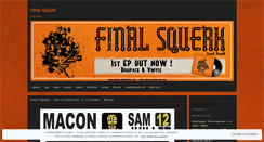 Desktop Screenshot of finalsqueak.wordpress.com