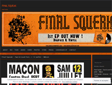 Tablet Screenshot of finalsqueak.wordpress.com