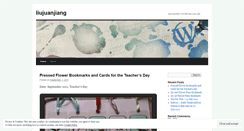 Desktop Screenshot of liujuanjiang.wordpress.com