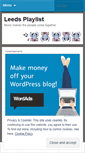 Mobile Screenshot of leedsplaylist.wordpress.com