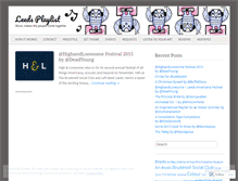 Tablet Screenshot of leedsplaylist.wordpress.com