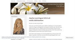 Desktop Screenshot of motdiskriminering.wordpress.com