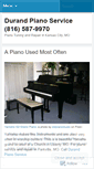 Mobile Screenshot of durandpiano.wordpress.com