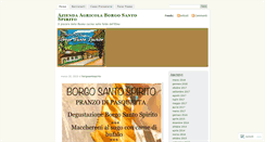 Desktop Screenshot of borgosantospirito.wordpress.com