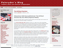 Tablet Screenshot of paleryder.wordpress.com