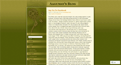 Desktop Screenshot of aagumay.wordpress.com