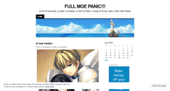 Desktop Screenshot of fullmoepanic.wordpress.com