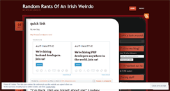 Desktop Screenshot of irishgal22.wordpress.com