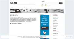 Desktop Screenshot of life180church.wordpress.com