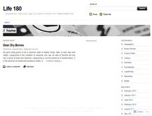 Tablet Screenshot of life180church.wordpress.com