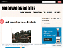 Tablet Screenshot of mooiwoonbootje.wordpress.com