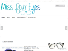 Tablet Screenshot of missfoureyes.wordpress.com