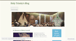 Desktop Screenshot of holytrinitycatholic.wordpress.com