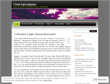 Tablet Screenshot of finalapocalipse.wordpress.com