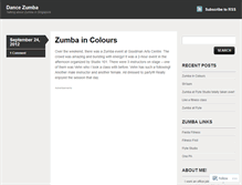 Tablet Screenshot of dancezumba.wordpress.com