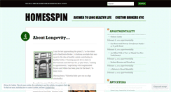 Desktop Screenshot of homesspin.wordpress.com