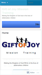 Mobile Screenshot of giftofjoy.wordpress.com