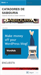 Mobile Screenshot of catadoresdesabiduria.wordpress.com