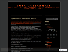 Tablet Screenshot of guitarmais.wordpress.com