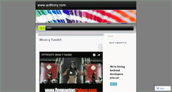Desktop Screenshot of anthonyenlinea.wordpress.com