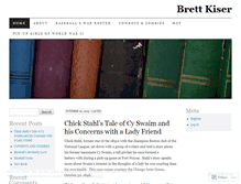 Tablet Screenshot of brettkiser.wordpress.com