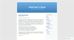 Desktop Screenshot of americanbuzz.wordpress.com