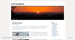 Desktop Screenshot of lottaljungberg.wordpress.com