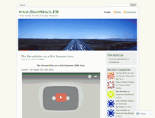 Tablet Screenshot of bandspacefm.wordpress.com
