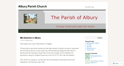 Desktop Screenshot of alburychurch.wordpress.com