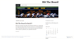 Desktop Screenshot of hittheboard.wordpress.com