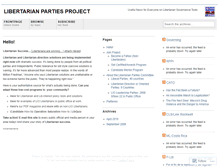 Tablet Screenshot of libertarianparties.wordpress.com