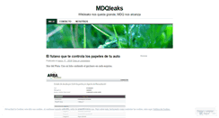 Desktop Screenshot of mdqleaks.wordpress.com