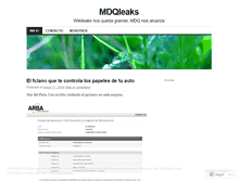 Tablet Screenshot of mdqleaks.wordpress.com