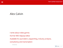 Tablet Screenshot of curlyalex.wordpress.com
