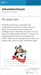 Mobile Screenshot of elmundoschaum.wordpress.com