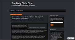 Desktop Screenshot of chrischansoncampus.wordpress.com