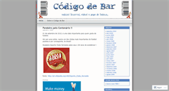 Desktop Screenshot of codigodebar.wordpress.com