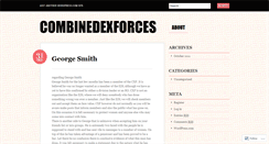 Desktop Screenshot of combinedexforces.wordpress.com