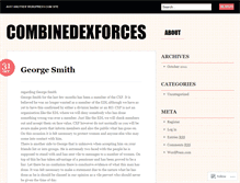 Tablet Screenshot of combinedexforces.wordpress.com