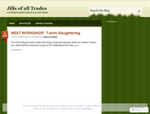 Tablet Screenshot of jillsofalltrades.wordpress.com